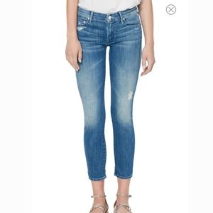 MOTHER The Looker 'Graffiti Girl' Crop Skinny Jeans, Sz. 25